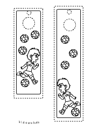 Fußball-Lesezeichen